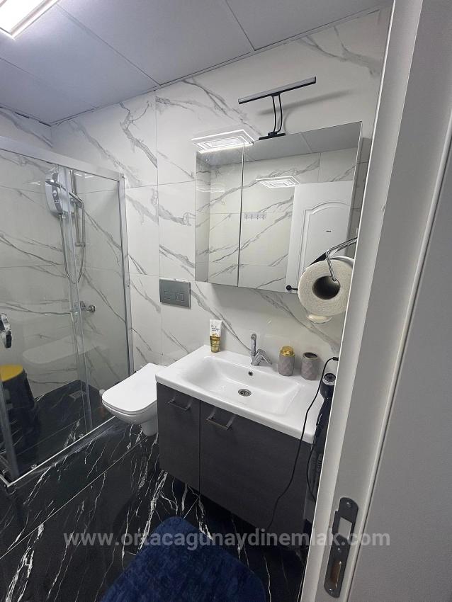 3+1 Maisonette-Villa Mit Garten Und Pool Im Viertel Ortaca Çaylı Zu Verkaufen, Komplett Möbliert.