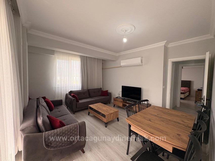 Voll Möbliertes 3+1-Zimmer-Apartment Mit Pool Im Stadtteil Ortaca Karaburun.