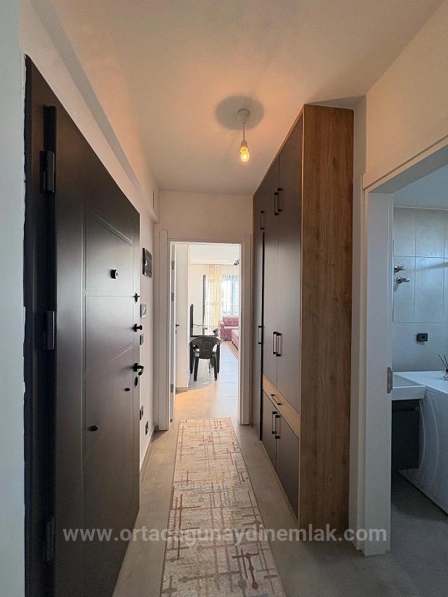 Voll Möbliertes 1+1-Apartment Zur Miete Im Stadtteil Ortaca Karaburun.