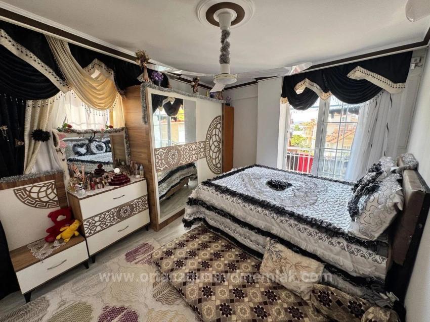 3+1-Zimmer-Apartment Mit Eigenem Bad Am Boulevard Im Stadtteil Karaburun, Ortaca.