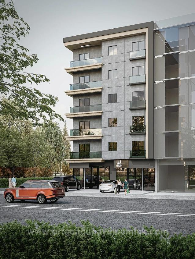 Luxuriöse 2+1 Wohnungen Zum Verkauf Aus Dem Projekt In Der Cumhuriyet Straße In Ortaca