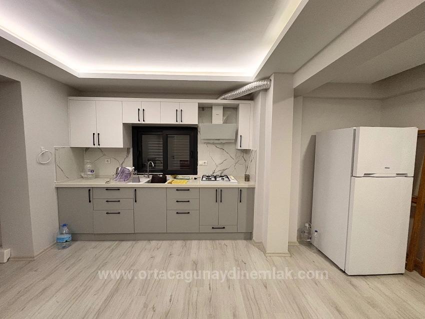 Vollständig Möbliertes 1+1-Apartment Zur Miete Im Stadtteil Ortaca Karaburun.