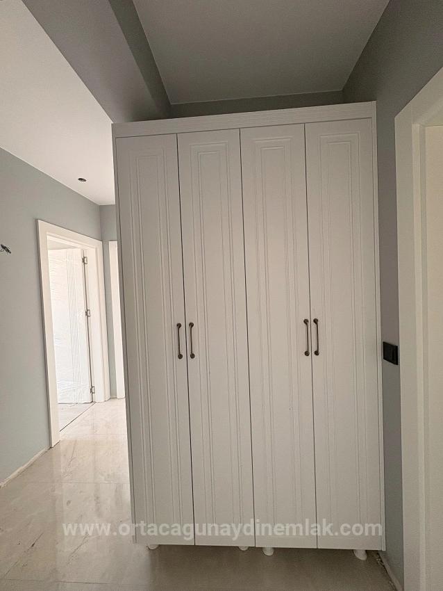 Ortaca Çaylı Nachbarschaft, Geschlossene Küche, 2+1 Brandneue Wohnung