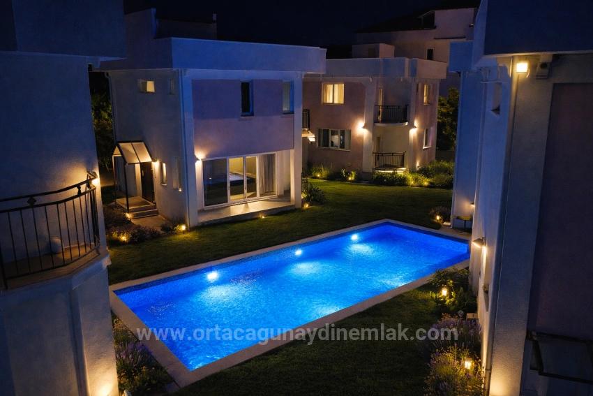 Freistehende Villa (3+1 Zimmer) Mit Gemeinschaftspool In Dalaman Altıntas Zu Verkaufen
