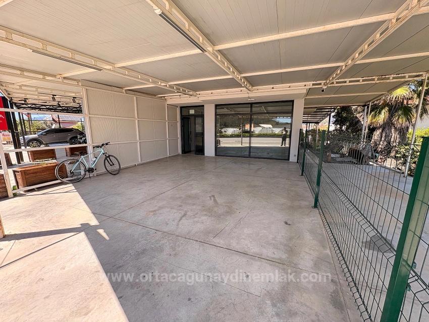 110 M2 Großes Geschäft Zur Miete Im Stadtteil Ortaca Ekşiliyurt, Dalyan Road.