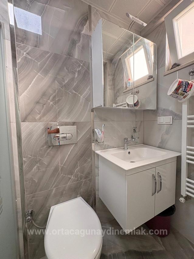Ortaca Cumhuriyet, 3+1-Zimmer-Wohnung Mit Geschlossener Küche Und Zentralheizung | Geeignet Für Hohe Bonität