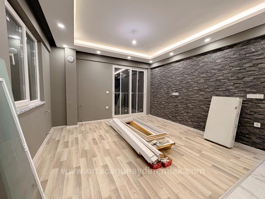 Ortaca Dalaklı Nachbarschaft, Brandneue 1+1 Wohnung