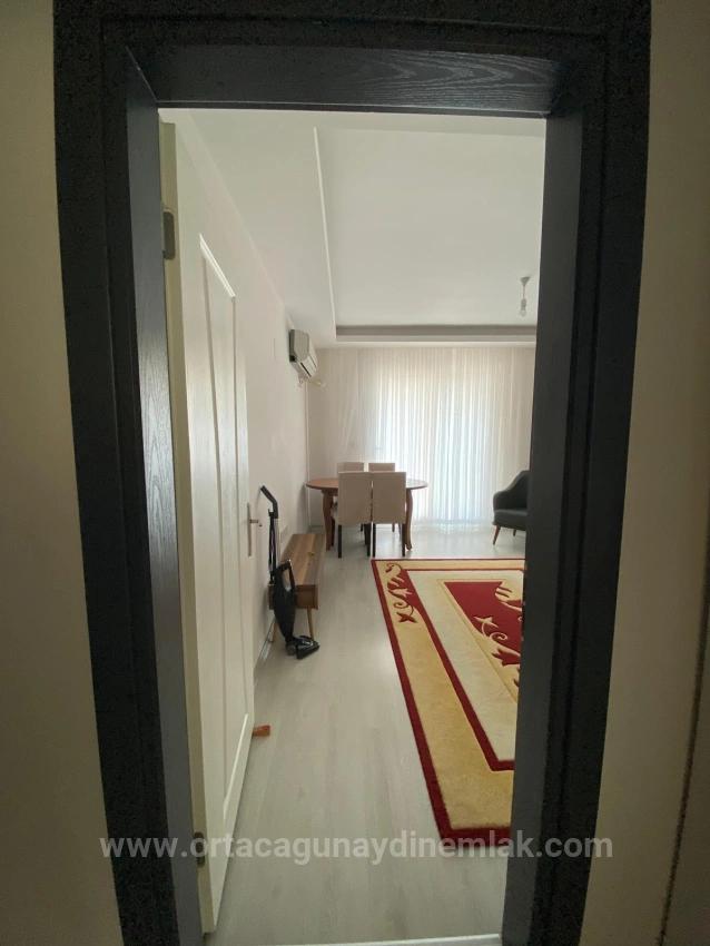 Große, Möblierte 1+1-Wohnung Zum Verkauf In Dalaman Karaçalı