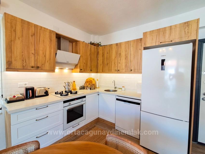 Luxuriöse Möblierte 2+1-Wohnung Zum Verkauf In Ortaca Çaylı