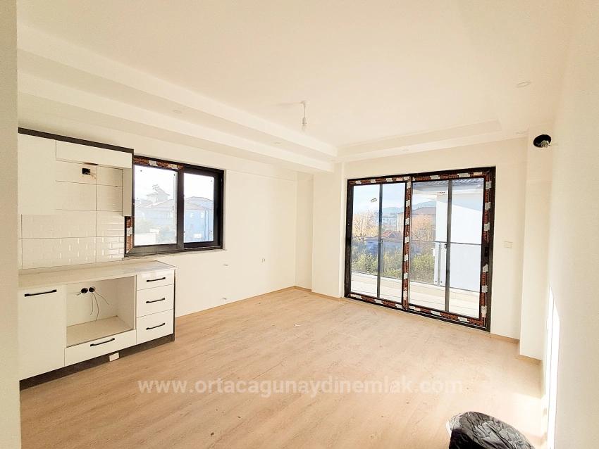 1+1 Wohnung Zum Verkauf Im Bezirk Ortaca Cumhuriyet (Brandneu)
