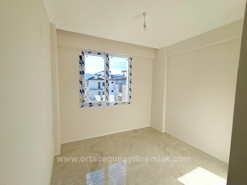 2+1 Brandneue Wohnung Mit Pool Zu Vermieten Im Stadtteil Bahçelievler, Ortaca, Muğla