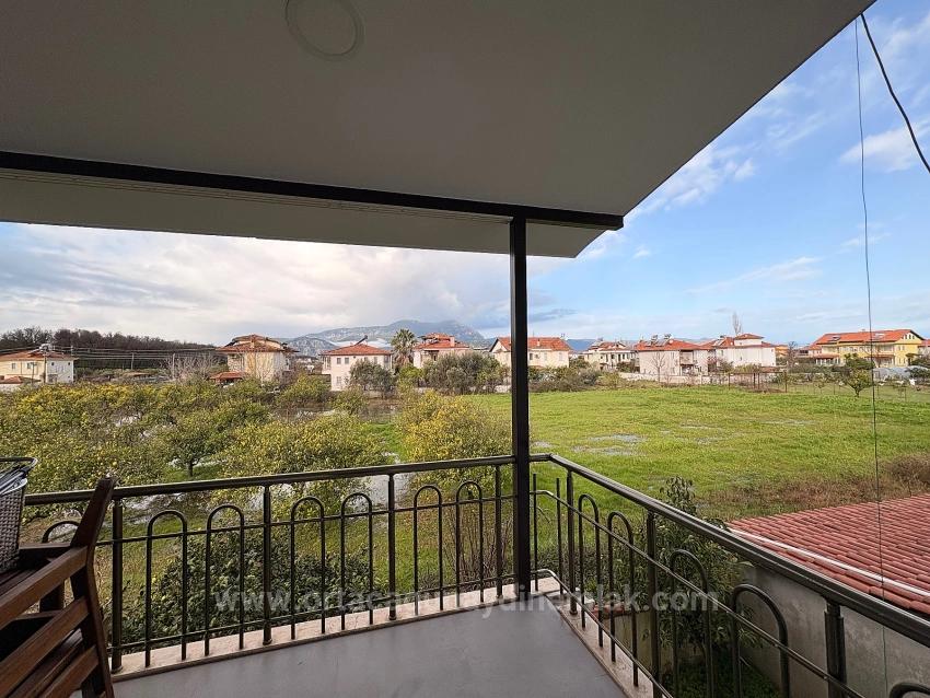 Geräumige 3+1-Wohnung Zum Verkauf Im Viertel Okçular, Dalyan, Muğla.