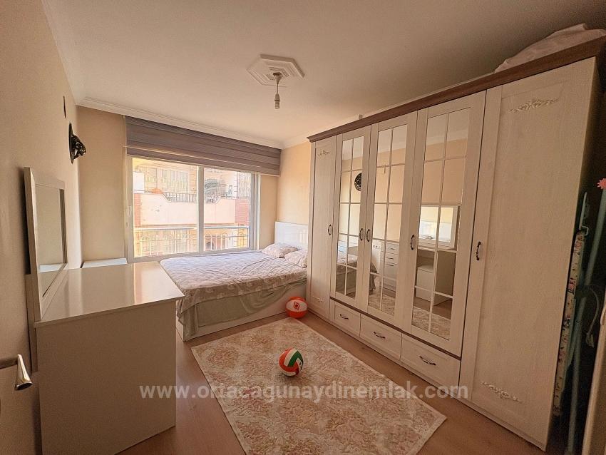 2+1 Möblierte Wohnung Zum Verkauf Im Stadtteil Beşköprü, Ortaca, Muğla.