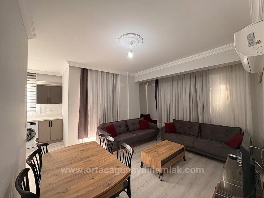 Brandneue, Möblierte 3+1-Zimmer-Wohnung Mit Pool Im Stadtteil Karaburun, Ortaca, Muğla Zu Verkaufen