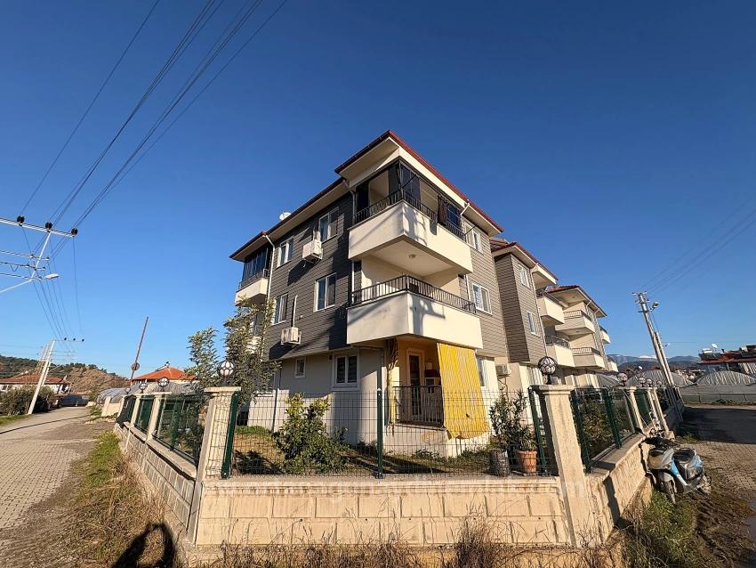 Brandneue, Möblierte 3+1-Zimmer-Wohnung Mit Pool Im Stadtteil Karaburun, Ortaca, Muğla Zu Verkaufen