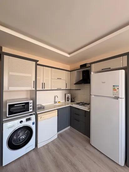 In Dalaman Altıntas möbliert 1+1 Mietwohnung, Service-strecke