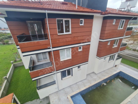 2 1 Null Mietwohnung Mit Pool In Ortaca Çaylı Nachbarschaft