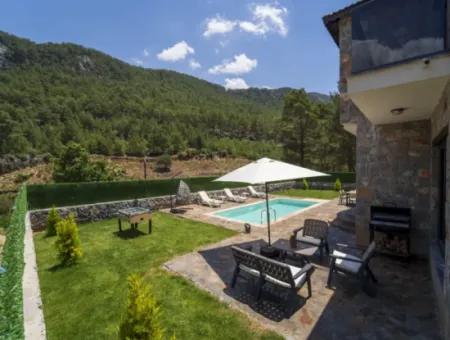2 2 Steinvilla Zum Verkauf In Der Natur In Fethiye