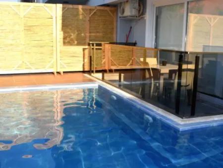 4 1 Möblierte Villa Zum Verkauf Mit Freistehendem Pool In Ortaca Karaburun.
