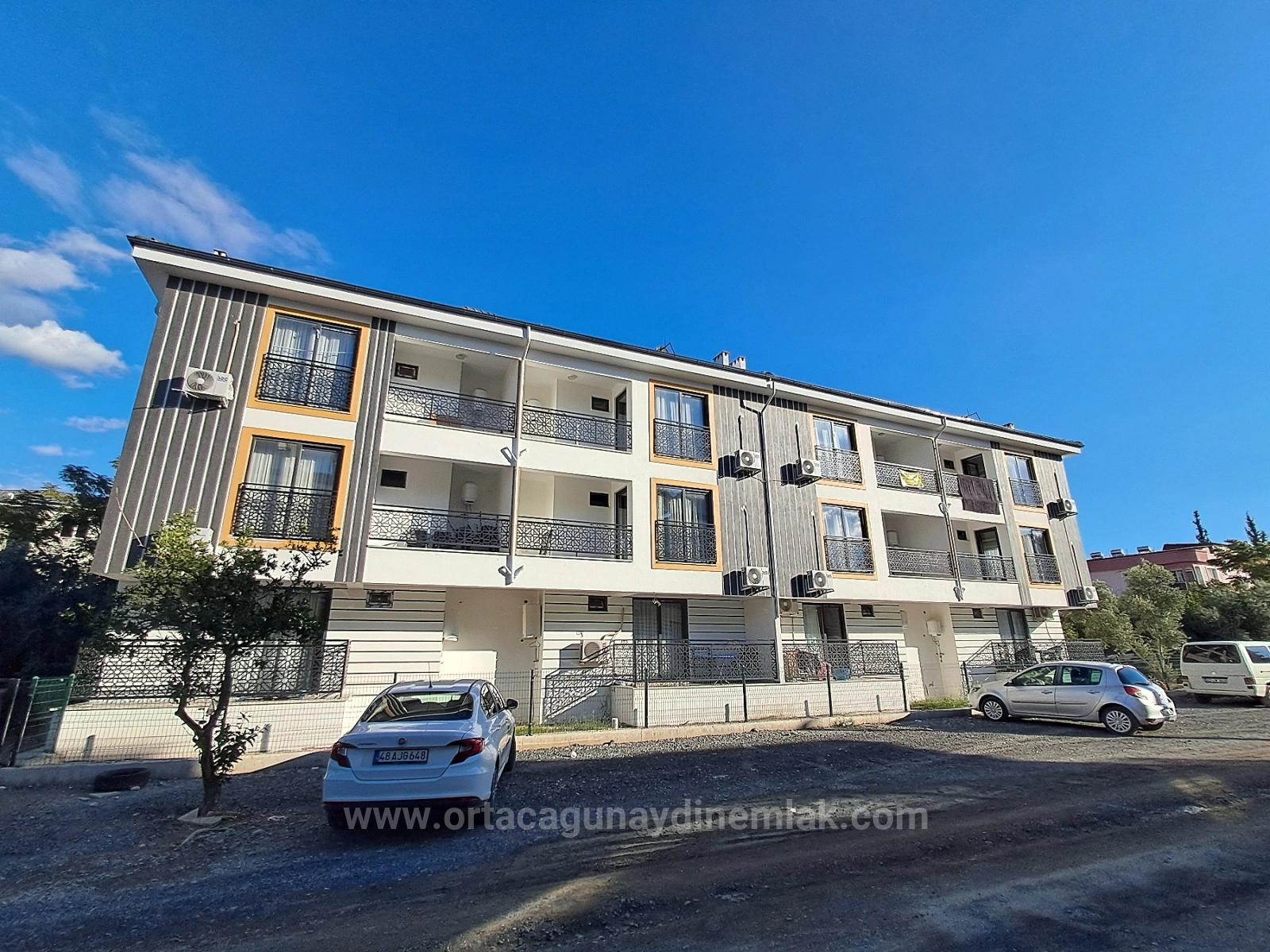 1+1 Furnished Apartment For Sale With Tourism Operation Certificate In Ortaca Karaburun