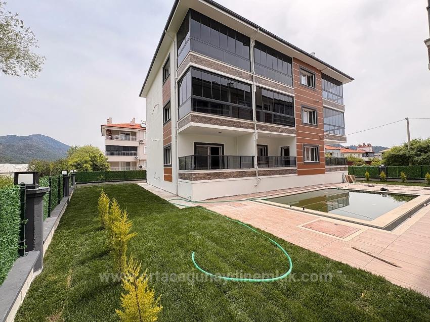 1+1 Apartment With Pool In Çaylı Neighborhood, Ortaca.