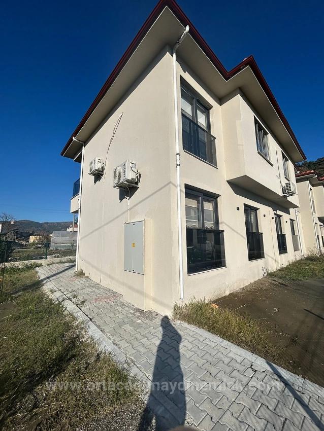 3+1 Duplex Villa With Garden And Pool For Sale In Ortaca Çaylı Neighborhood, Fully Furnished.