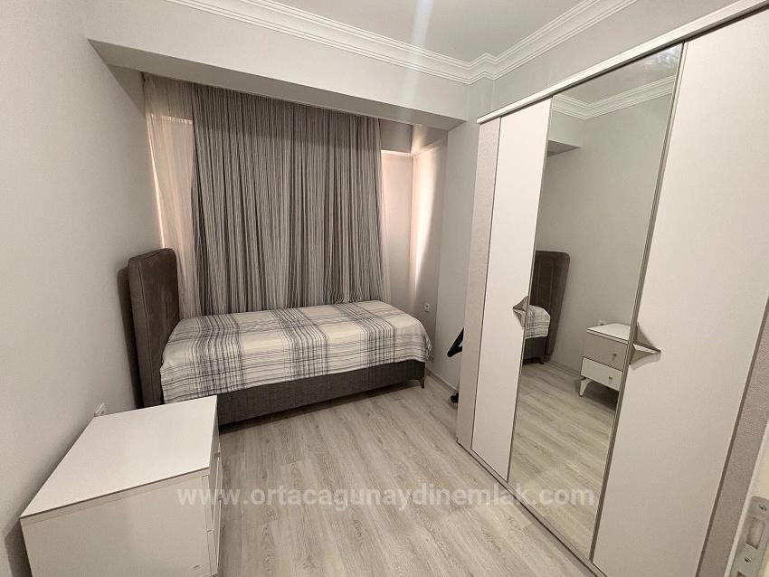 3+1 Fully Furnished Apartment With Pool In Ortaca Karaburun Neighborhood.