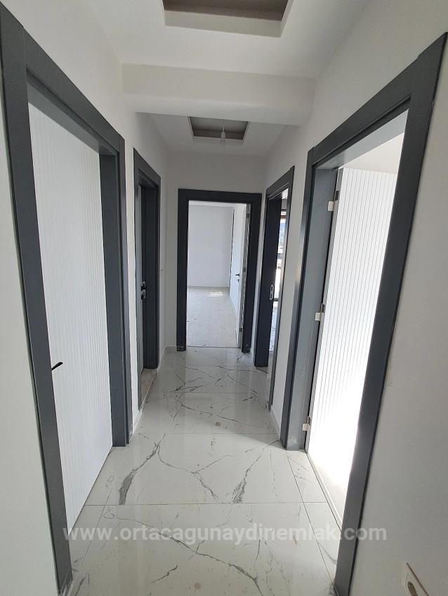 Brand New 2+1 Flat For Sale In Ortaca Karaburun With Closed Kitchen