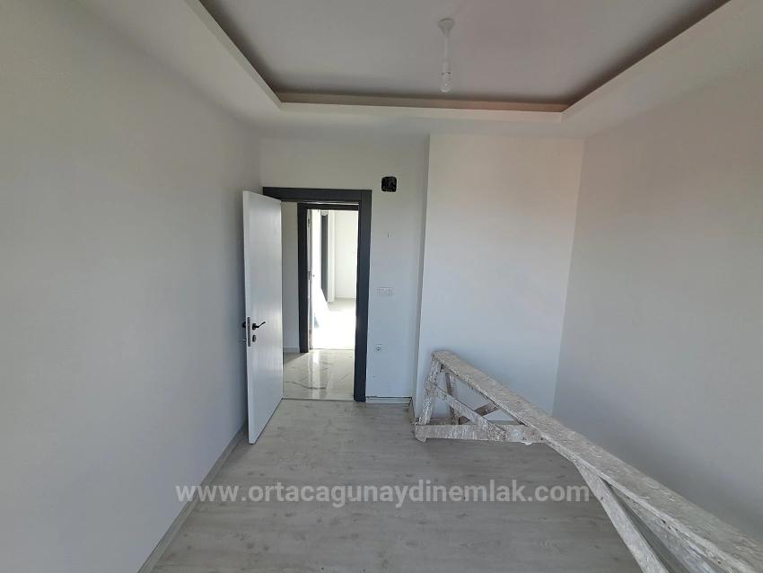 Brand New 2+1 Flat For Sale In Ortaca Karaburun With Closed Kitchen