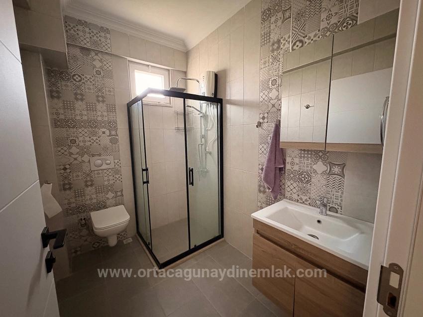 3+1 Apartment For Rent With En-Suite Bathroom In Ortaca Karaburun Neighborhood.
