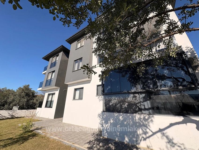 Fully Furnished 1+1 Apartment For Rent In Ortaca Karaburun Neighborhood.