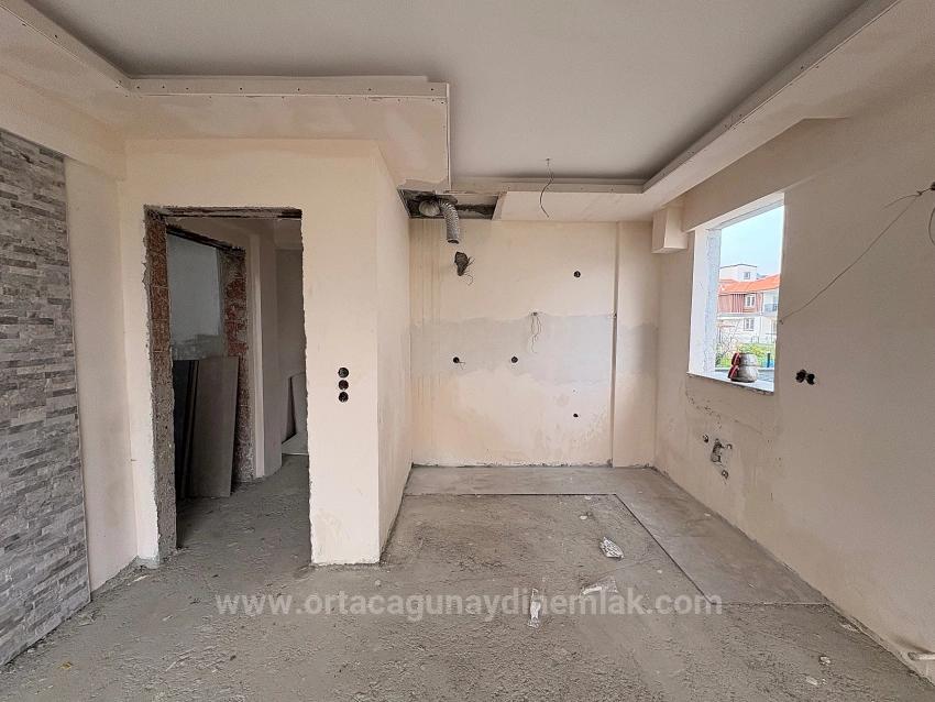 1+1 Apartment For Sale In Ortaca Karaburun Neighborhood.