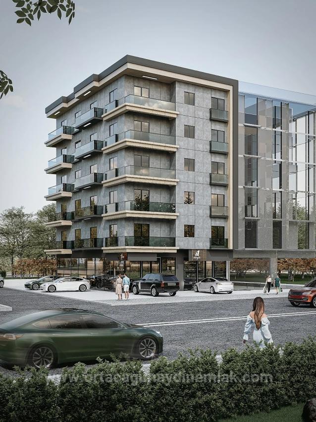 Luxury 2+1 Apartments For Sale From The Project On Cumhuriyet Street In Ortaca