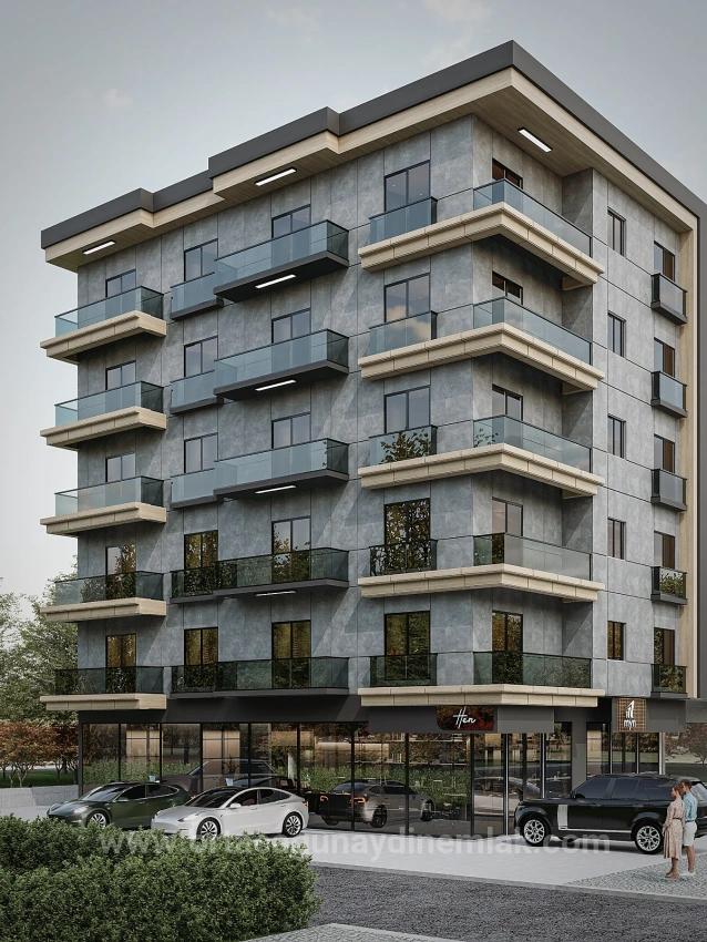 Luxury 2+1 Apartments For Sale From The Project On Cumhuriyet Street In Ortaca