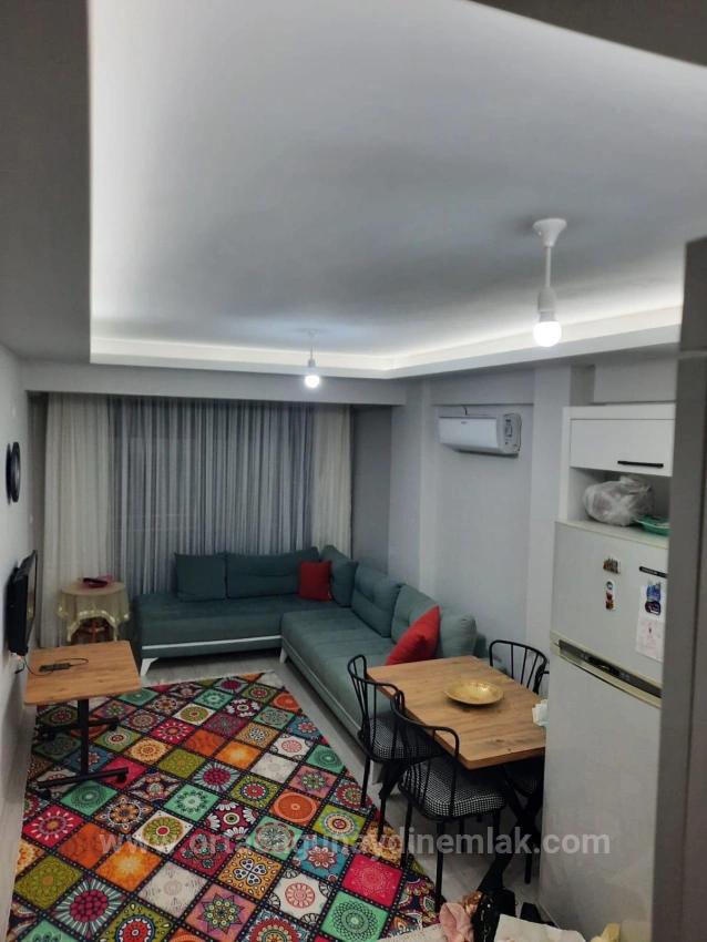 Fully Furnished 1+1 Apartment In Ortaca Karaburun Neighborhood.