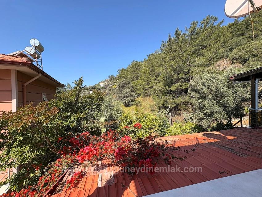 Fully Furnished 3+1 Duplex Detached Apartment For Rent In Ortaca Sarıgerme Neighborhood.