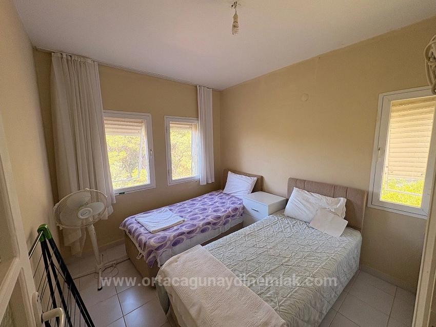 Fully Furnished 3+1 Duplex Detached Apartment For Rent In Ortaca Sarıgerme Neighborhood.