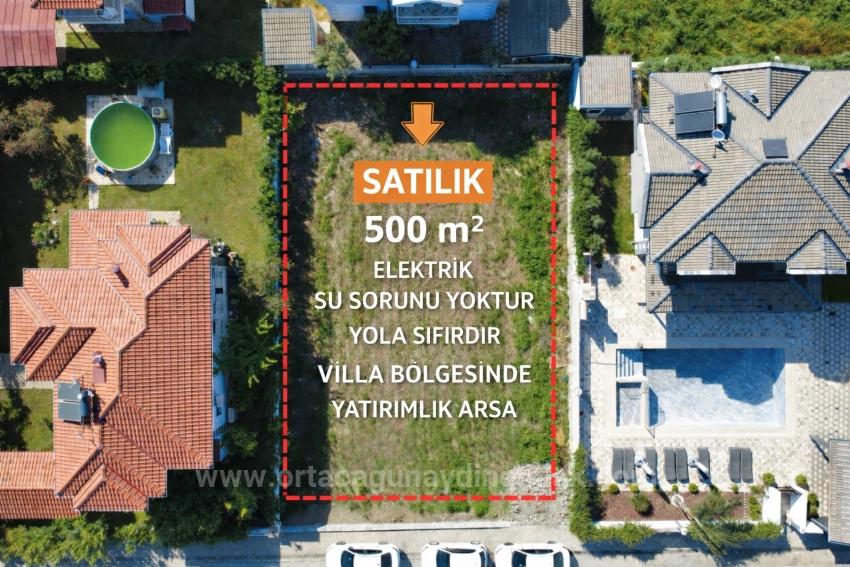 500 M² Villa Zoned Land For Sale In Dalyan Center | 200 M From The Sea