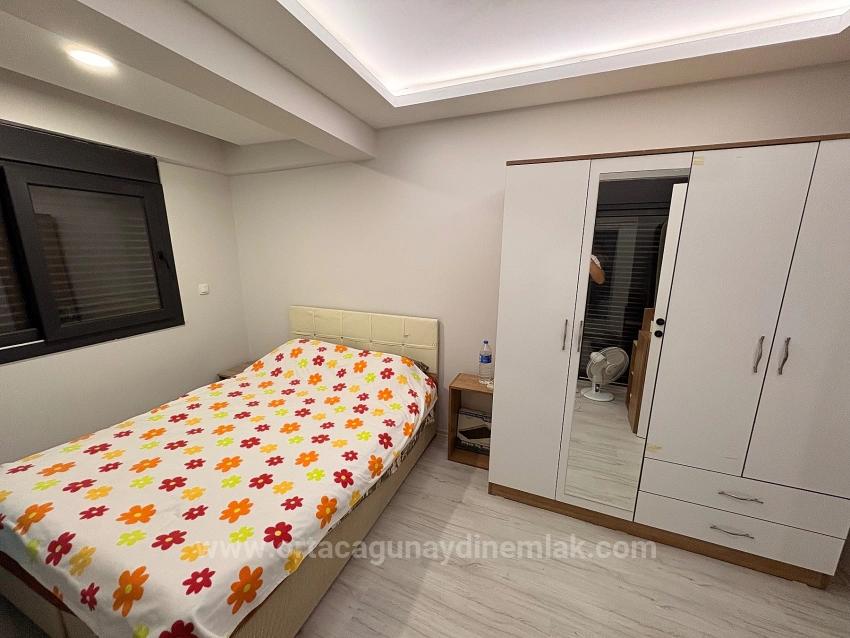 Fully Furnished 1+1 Apartment For Rent In Ortaca Karaburun Neighborhood.