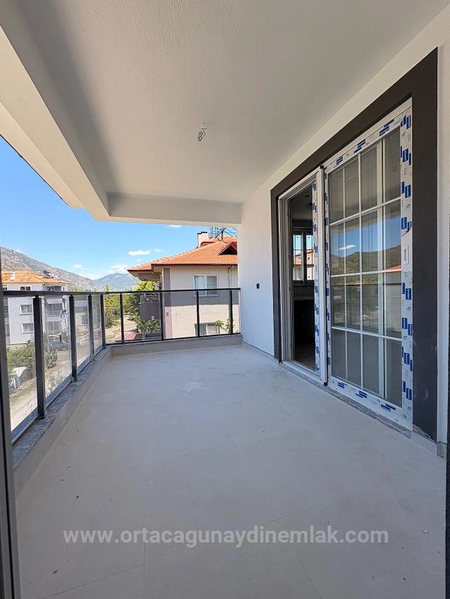 Ortaca Çaylı Neighborhood, Closed Kitchen, 2+1 Brand New Apartment