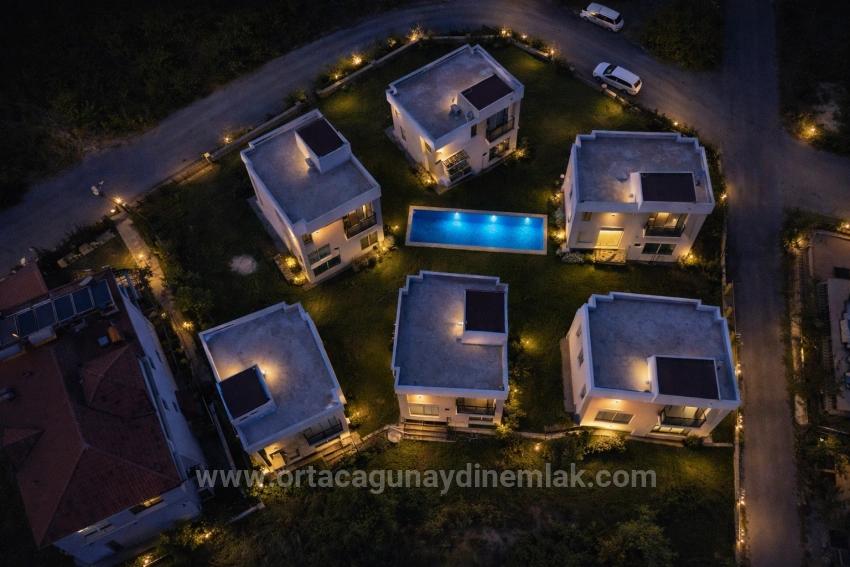 3+1 Fully Detached Villa For Sale In Dalaman Altıntas Neighborhood With Shared Pool