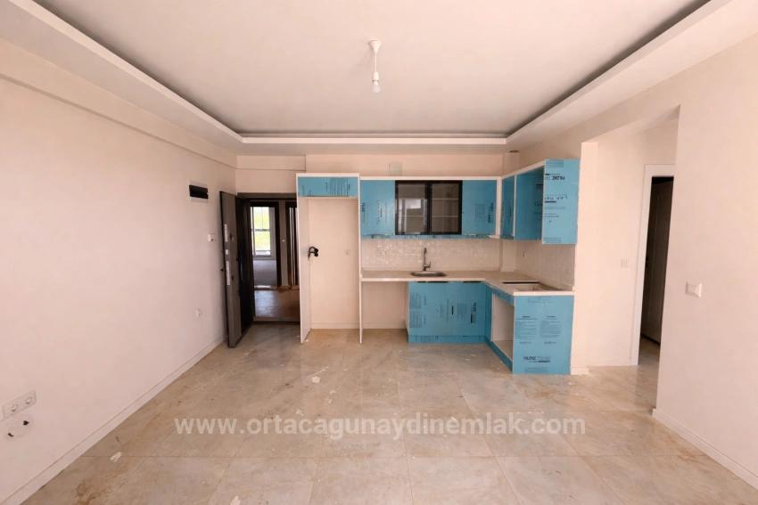 Ortaca Çaylı Neighborhood, Brand New 2+1 Apartment With Pool