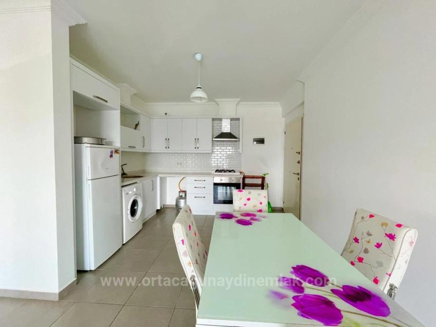 Furnished 2+1 Spacious Flat For Sale In Ortaca Karaburun
