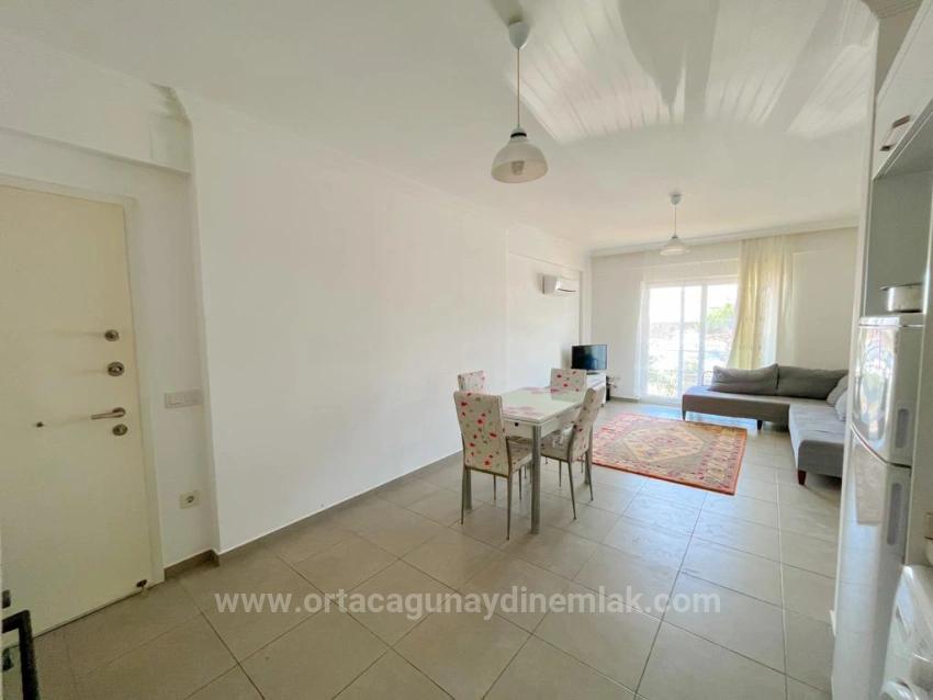 Furnished 2+1 Spacious Flat For Sale In Ortaca Karaburun