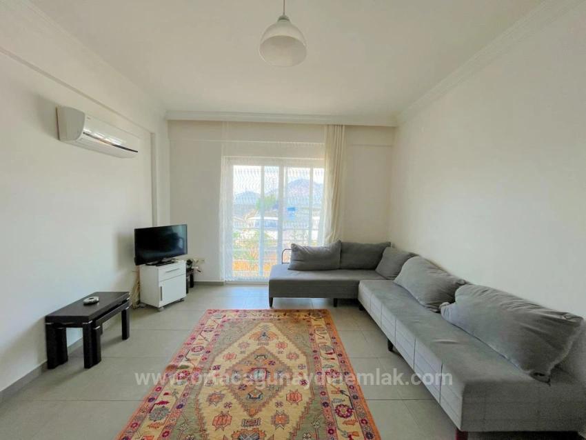 Furnished 2+1 Spacious Flat For Sale In Ortaca Karaburun