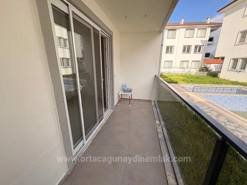 1+1 Apartment With Private Entrance And Pool In Karaburun Neighborhood.