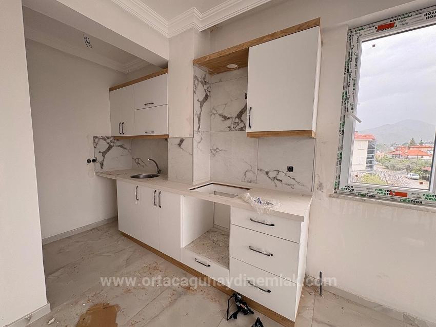 1+1 Apartment For Sale In Ortaca Cumhuriyet Neighborhood.