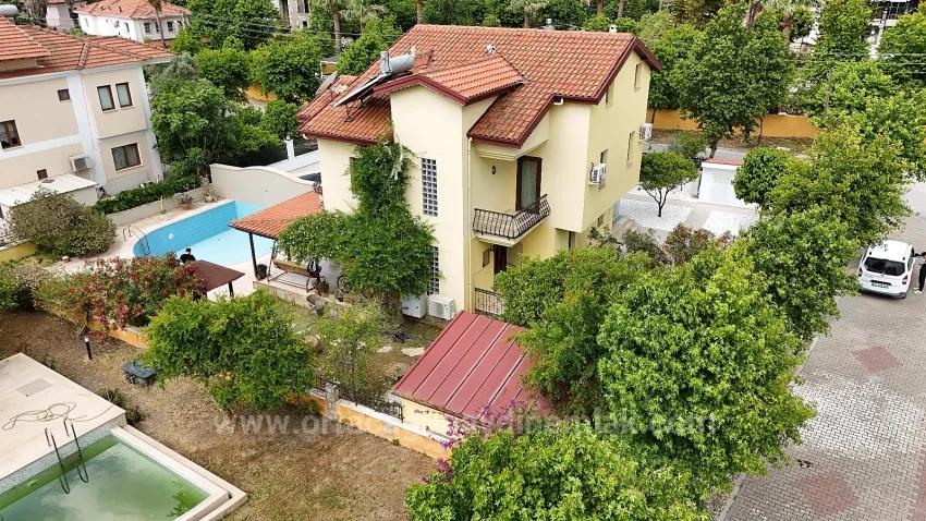 Detached 5+1 Triplex Villa With Pool For Sale In Dalyan Gülpınar Neighborhood.