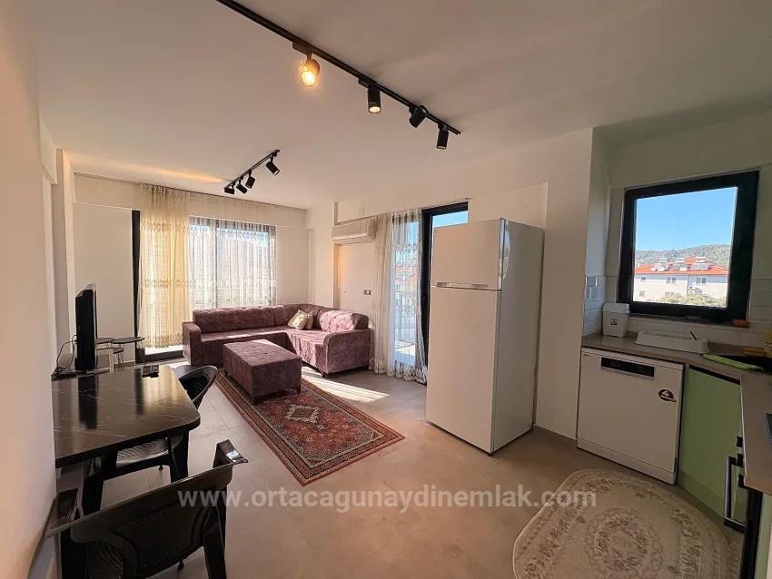 Location Ortaca Karaburun In Furnished For Sale 1+1 Flat Modern