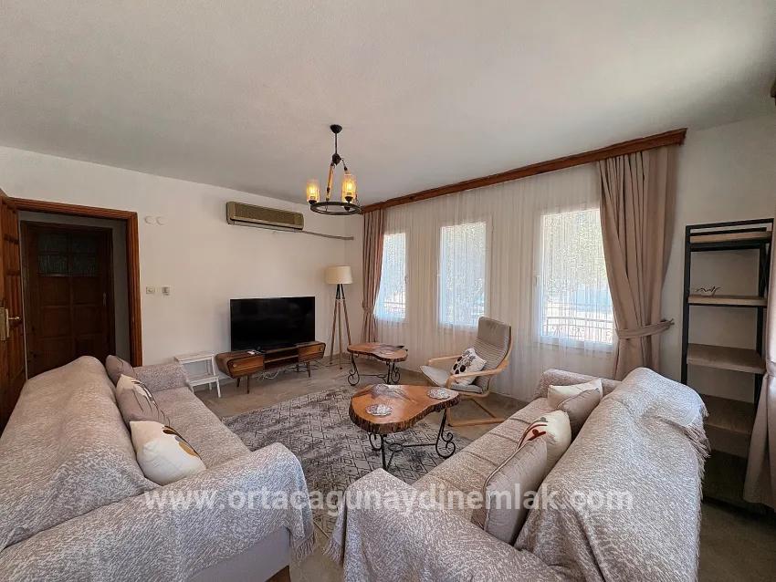 In Dalyan Centre, Fully Furnished Rental 3+1 Flat | Annual Advance Rental